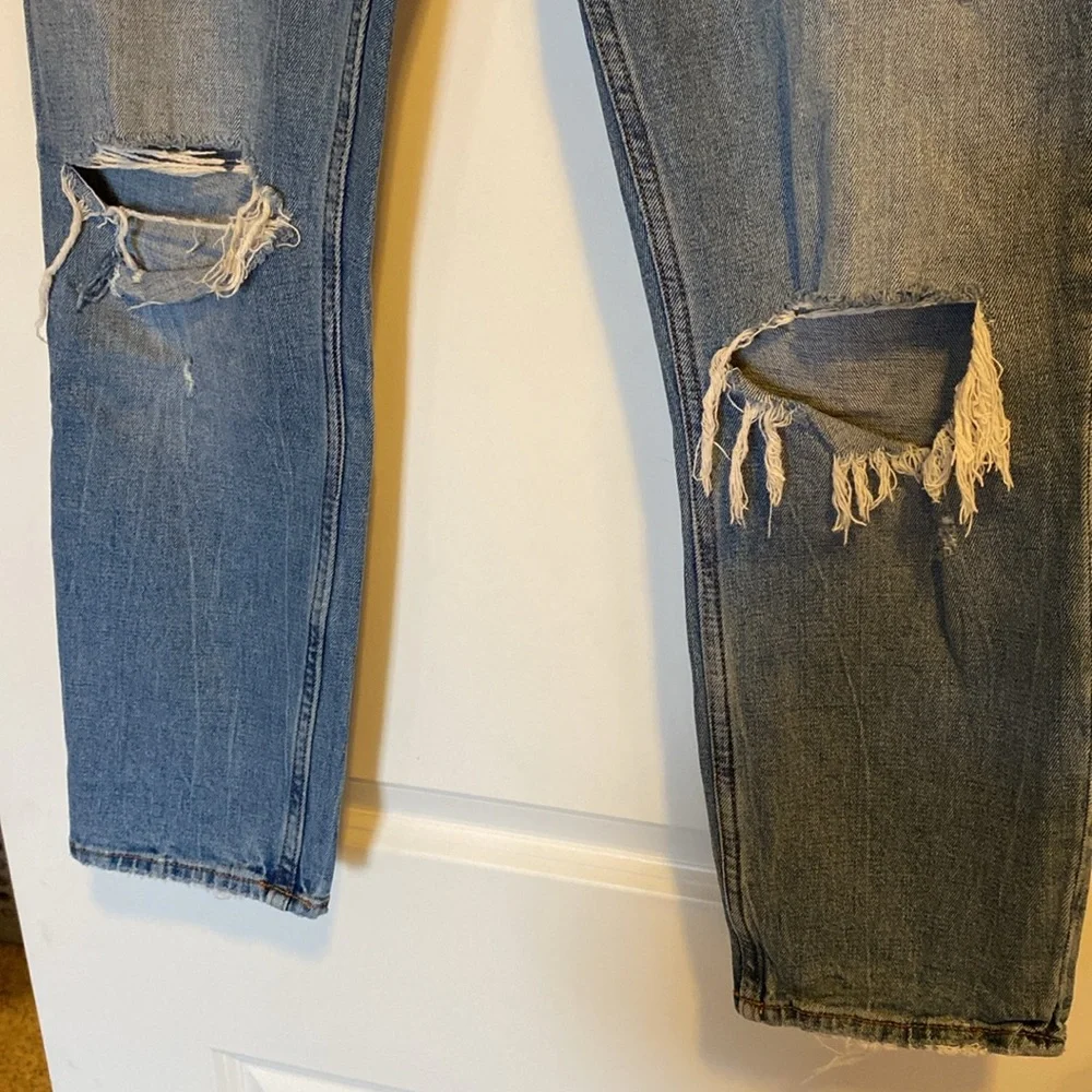 Abercrombie & Fitch The Ankle Straight Ultra High Rise Curve Love Jean 31/12R - Picture 3 of 5